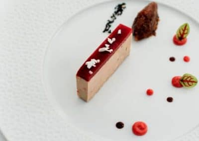 assiette de dessert
