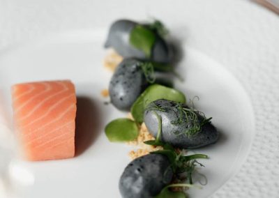 assiette saumon